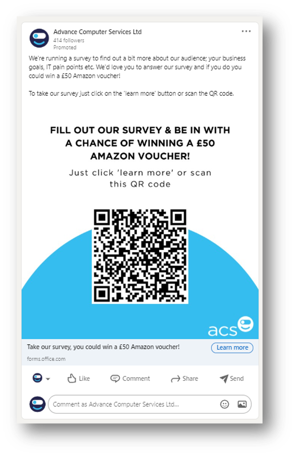LinkedIn advertising for IT company - by RMK Marketing